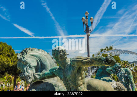 Vue de Nice Cote d Azur en France Banque D'Images