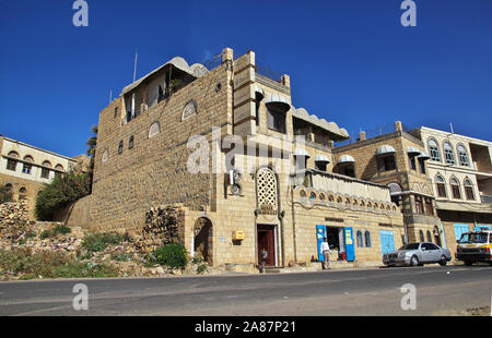 Al-Mahwit / Yémen - 03 Jan 2013 : Al-Mahwit village de montagne, au Yémen Banque D'Images