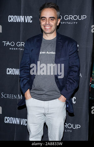 New York City, United States. 06 Nov, 2019. MANHATTAN, NEW YORK CITY, NEW YORK, USA - 06 novembre : Joel Souza arrive à la projection spéciale de New York Screen Media Films' 'Crown Vic' qui s'est tenue au Village East Cinema le 6 novembre 2019 à Manhattan, New York City, New York, United States. (Photo de William Perez/Image Crédit : Agence de Presse) L'agence de presse Image/Alamy Live News Banque D'Images