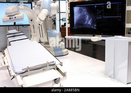 L'IRM avec moniteur Banque D'Images