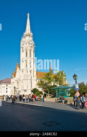 Matyas (Matthias) Église. Vieille Ville, Quartier du Château, Budapest Banque D'Images