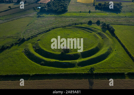 Fort de l'âge du Fer Camp Warham,terrassement,europe,Angleterre Norfolk Banque D'Images