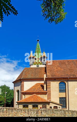 Kirche, Staint-Georges, Église Saint-Georges de Châtenois, erbaut 1759 - 1762 Banque D'Images