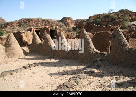 Pays Dogon : village de Makou (Pignari) Banque D'Images