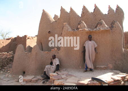 Pays Dogon : village de Makou (Pignari) Banque D'Images