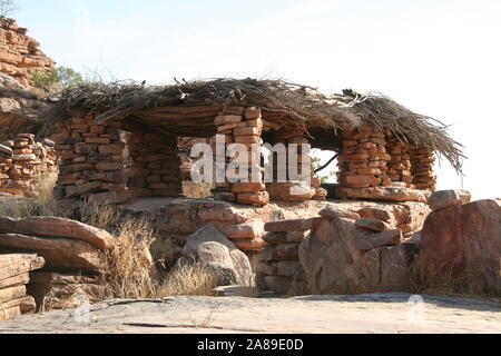 Pays Dogon : village de Makou (Pignari) Banque D'Images