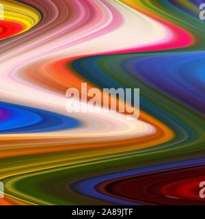 Contexte, acrylique couleur de peinture qui coule. Vagues colorées eps 10. Illustration de Vecteur