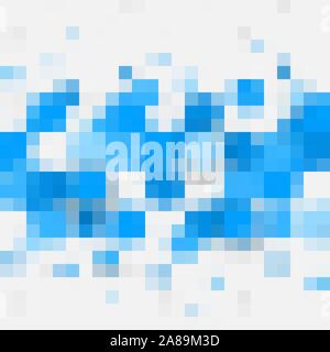 Bleu clair, modèle vectoriel de cristaux, des rectangles. Belle illustration avec des rectangles et des carrés. Le modèle peut être utilisé comme arrière-plan Illustration de Vecteur