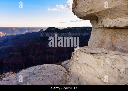 La rive nord du Grand Canyon Paysage Banque D'Images