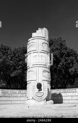 Le Duarte Pacheco monument à Loule ville, Algarve, Portugal, Europe Banque D'Images