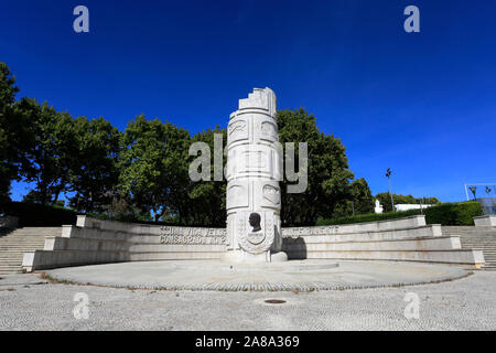 Le Duarte Pacheco monument à Loule ville, Algarve, Portugal, Europe Banque D'Images