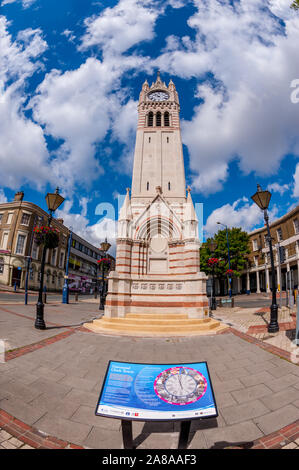 Le Jubilé de l'horloge, le chemin Milton Gravesend Banque D'Images