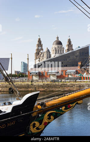 Docks de Liverpool, Royaume-Uni Banque D'Images