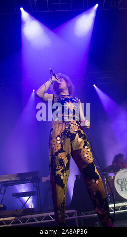 6 novembre 2019, Glasgow, Royaume-Uni. Groupe de rock américain Greta Van Fleet apportent leur style rock rétro à Glasgow's O2 Academy - Crédit Stuart Westwood Banque D'Images