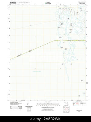 Carte TOPO USGS Maryland MD Ewell 20110622 TM Banque D'Images