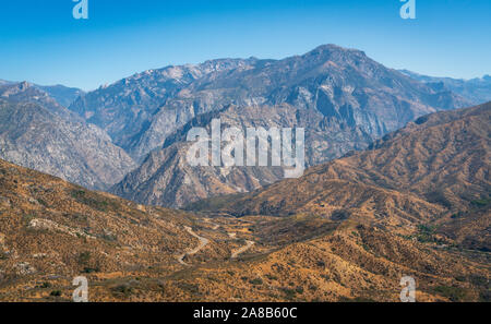 Giant Sequoia National Monument, le Centre de la Californie Eastren Banque D'Images