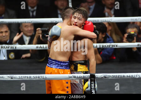 Devenir le unified IBF et WBA champion poids coq. Nov 7, 2019. Naoya Inoue (JPN), 7 novembre 2019 - Boxe : Finale de la Super Série mondiale de boxe poids coq - tournoi, au Saitama Super Arena, Saitama, Japon. Inoue a remporté la lutte pour devenir l'IBF et WBA champion poids coq. Credit : YUTAKA/AFLO SPORT/Alamy Live News Banque D'Images