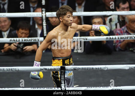 Devenir le unified IBF et WBA champion poids coq. Nov 7, 2019. Naoya Inoue (JPN), 7 novembre 2019 - Boxe : Finale de la Super Série mondiale de boxe poids coq - tournoi, au Saitama Super Arena, Saitama, Japon. Inoue a remporté la lutte pour devenir l'IBF et WBA champion poids coq. Credit : YUTAKA/AFLO SPORT/Alamy Live News Banque D'Images