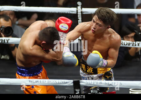 Devenir le unified IBF et WBA champion poids coq. Nov 7, 2019. Naoya Inoue (JPN), 7 novembre 2019 - Boxe : Finale de la Super Série mondiale de boxe poids coq - tournoi, au Saitama Super Arena, Saitama, Japon. Inoue a remporté la lutte pour devenir l'IBF et WBA champion poids coq. Credit : YUTAKA/AFLO SPORT/Alamy Live News Banque D'Images