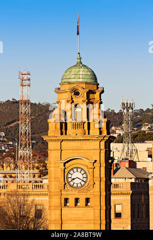 Australie / Hobart vers 1905 le bâtiment du bureau de Poste Général Hobart en Tasmanie, Australie,. Banque D'Images