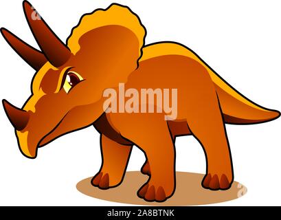 Triceratops grave, vérifier mes autres dinosaures Illustration de Vecteur