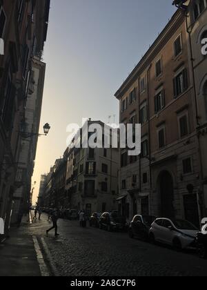 L'Italie, l'Italie, la Chine. Nov 8, 2019. ¯ItalyÃ Â¼Å«La Plaza de España en Italie a été le cadre de la Film Roman Holiday.Il est situé dans la région de Trinity Church, Italie.Plaza y compris le Governor's Mansion, jardins, chocolat maison, Spanish Arch et d'autres bâtiments. Crédit : SIPA Asie/ZUMA/Alamy Fil Live News Banque D'Images