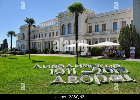 Palais de Livadia 1911-2019 Banque D'Images