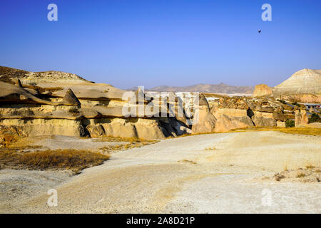 Pasabaglari cheminées de fées parc est cette vallée à couper le souffle est bien connu pour les plus divers collection de cheminées de fées de Cappadoce, Anatolie, Banque D'Images