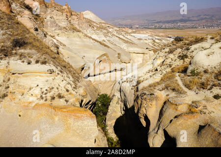 Pasabaglari cheminées de fées parc est cette vallée à couper le souffle est bien connu pour les plus divers collection de cheminées de fées de Cappadoce, Anatolie, Banque D'Images