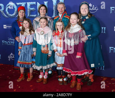 Hollywood, États-Unis. 07Th Nov, 2019. HOLLYWOOD, LOS ANGELES, CALIFORNIE, USA - 07 novembre : Présidents Sami arrive à la première mondiale du Disney's '2' Gel tenue au Kodak Theater le 7 novembre 2019 à Hollywood, Los Angeles, Californie, États-Unis. (Photo par Xavier Collin/Image Crédit : Agence de Presse) L'agence de presse Image/Alamy Live News Banque D'Images