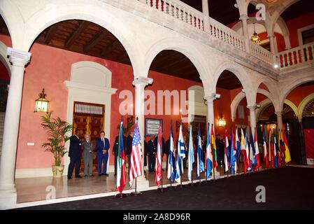 Séville, Espagne. 05Th Nov, 2019. Roi d'Espagne Felipe VI et La Reine Letizia rencontre avec les directeurs et les membres de Asale Pro Real Academia Foundation pendant 16 édition de ASALE (Asociacion de Academias de la Lengua Española) Congrès à Séville le Vendredi, 08 novembre 2019. Credit : CORDON PRESS/Alamy Live News Banque D'Images