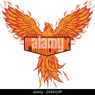 Oiseau Phoenix Fire Photo Stock Alamy