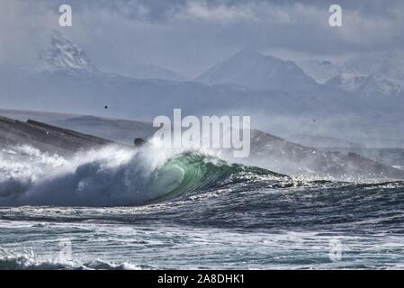 Assynt, vagues, Ecosse Banque D'Images