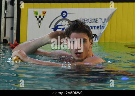 Genova, Italie. 8Th Nov 2019. Alessandro miressi (Fiamme Oro)pendant Trofeo Nicola Sapio, Natation à Genova, Italie, 08 novembre 2019 - LPS/crédit : Danilo Danilo Vigo Vigo/fil LPS/ZUMA/Alamy Live News Banque D'Images