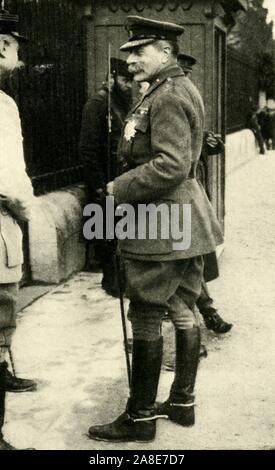 Le général Douglas Haig, Première Guerre mondiale, 1915-1916, (c1920). "Seigneur du successeur français : le général Sir Douglas Haig au Siège de l'état-major général de l'armée française". Earl Haig (1861-1928) a commandé le Corps expéditionnaire britannique sur le front occidental. À partir de "la Grande Guerre mondiale : une histoire", Volume V, édité par Frank UN Mumby. [Le Gresham Publishing Company Ltd, London, c1920] Banque D'Images