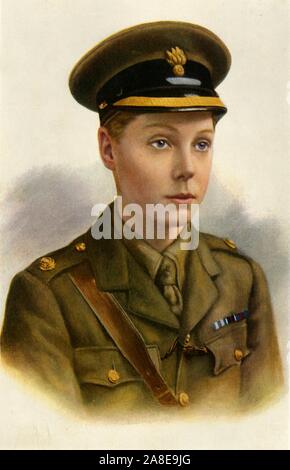 'S.a.r. Le Prince de Galles (une loi Portrait)', 1916. Édouard VIII (1894-1972) rejoint les Grenadier Guards en juin 1914 pour servir dans l'armée britannique durant la Première Guerre mondiale. De "La guerre d'Album De Luxe - Volume VI. La campagne de printemps et d'été de 1916", édité par J. A. Hammerton. [L'Amalgamated Press, Limited, Londres, 1916] Banque D'Images