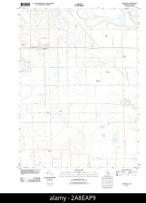 Carte TOPO USGS Michigan MI East Tawas 20110908 TM Banque D'Images