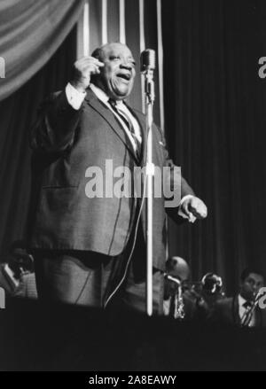 Jimmy se précipiter avec la bande de Basie, Londres, 1963. Banque D'Images