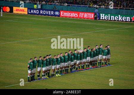 Japon - Coupe du Monde de Rugby 2019. L'Irlande contre les Samoa, phase de groupes match Banque D'Images