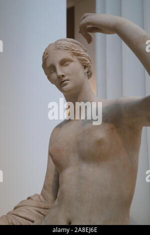 Statue en marbre de la Vénus Townley au British Museum, London, UK Banque D'Images