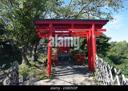 Le sanctuaire bouddhiste à Hamamatsu château dans la préfecture de Shizuoka au Japon Banque D'Images