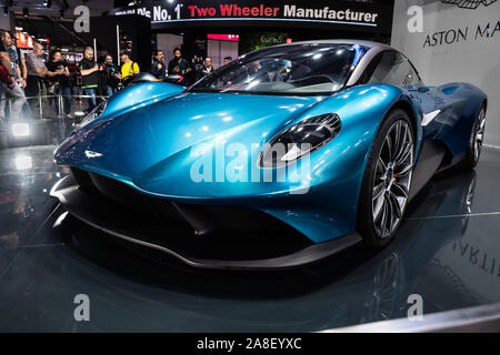 Fieramilano RHO, Milan Italie - Novembre 07, 2019 EICMA Expo. Pièce Voiture Aston Martin à EICMA 2019 Banque D'Images