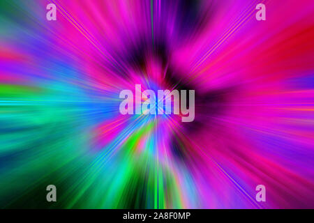 Un résumé de l'image d'arrière-plan flou psychédélique. Banque D'Images