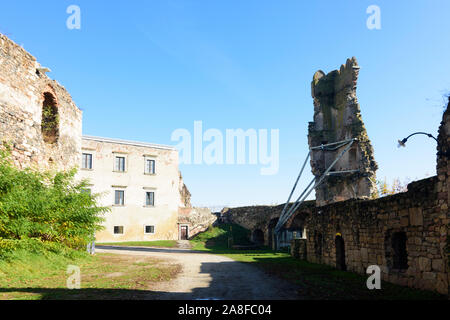 Gars am Kamp : Ruine du château les rpg en Autriche, Niederösterreich, Autriche, Waldviertel Banque D'Images