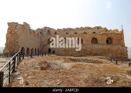 Mamluk Keep and Palace vestiges, Karak Castle, Al Karak, Karak Goverorate, Jordanie, Moyen-Orient Banque D'Images