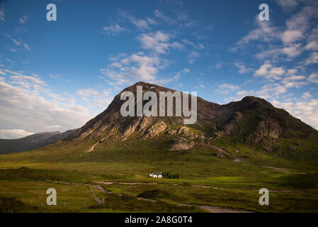 Black Rock Cottage à Glencoe, en Écosse Banque D'Images