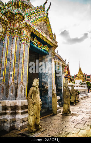 Bangkok, Thaïlande - Oct 29, 2019 : Le Grand Palais construit en 1782 et pendant 150 ans, l'accueil du roi. Banque D'Images