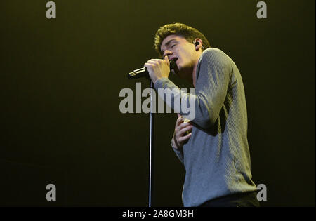 SAN FRANCISCO, CALIFORNIE - 8 novembre : Ryland James effectue au cours de la 'les douleurs de plus en plus d'' à l'Auditorium maçonnique SF le 8 novembre 2019 à San Francisco, Californie. Photo : imageSPACE/MediaPunch Banque D'Images