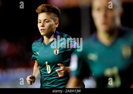 Italia - Géorgie 6-0, stadio Ciro Vigorito, Benevento 28/11/2019, Euro 2021, Manuela qualificazione Giugliano Ph. Vincenzo izzo Banque D'Images