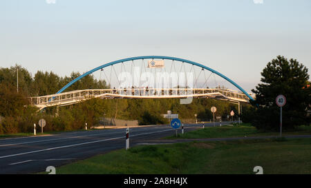 Gyorszentivan 0927 2019 Le nouveau pont de Győr-Győrszentiván a été remis Banque D'Images